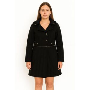 Miss Me Womens Black Faux Suede 2-in-1 Jacket M Gothic Glam Western